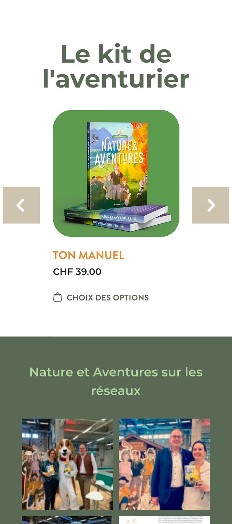 Nature&Aventures - Manuel d'activité