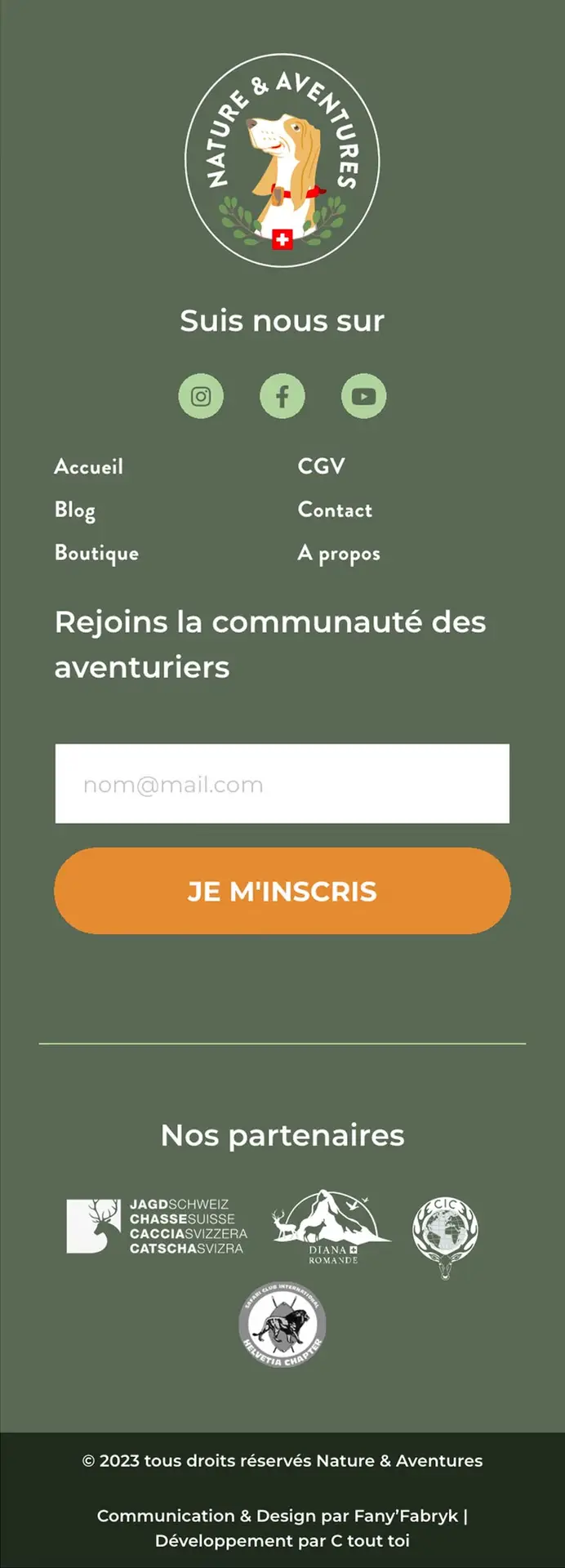 Nature&Aventures - Manuel d'activité