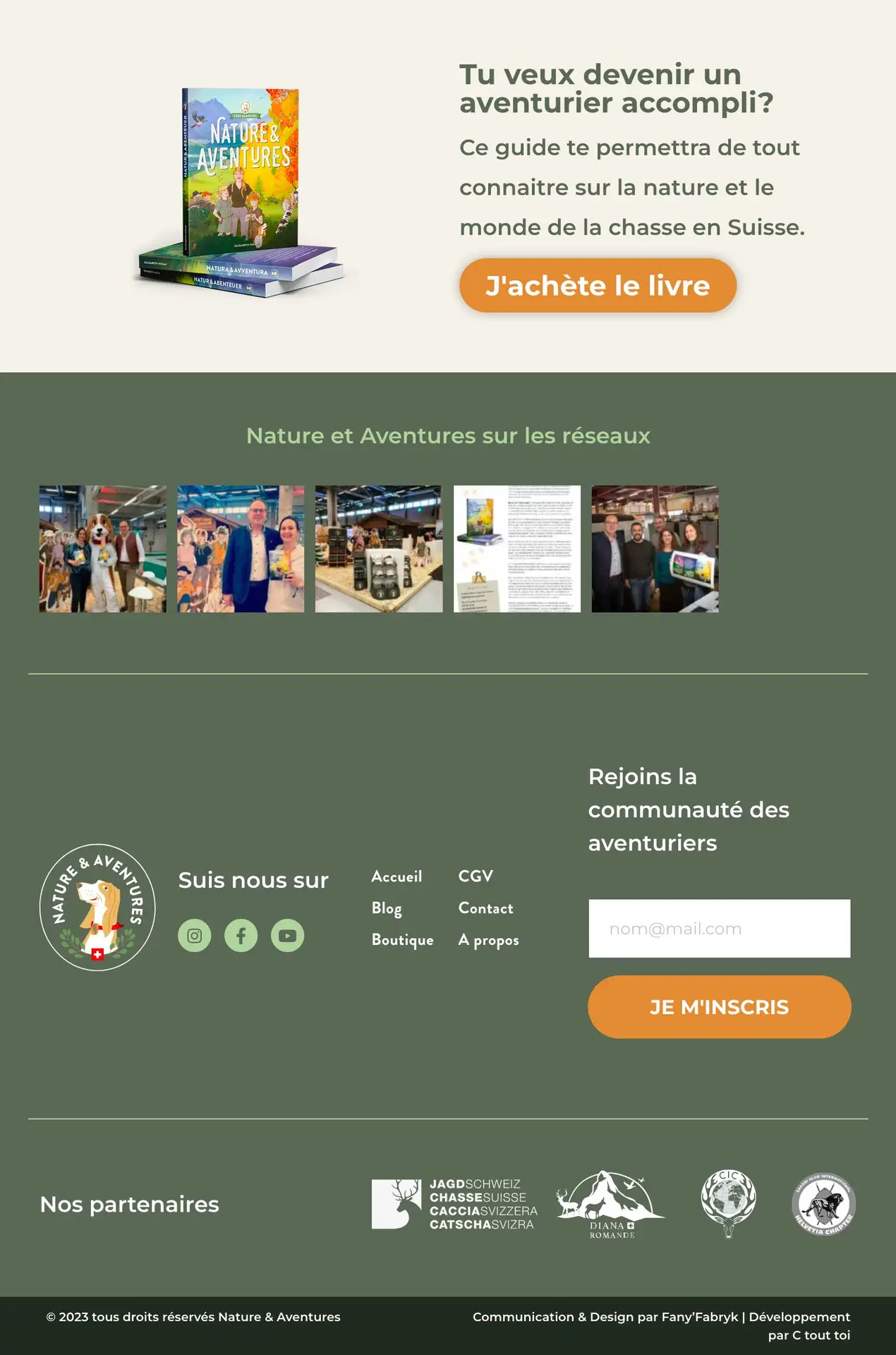 Nature&Aventures - Manuel d'activité