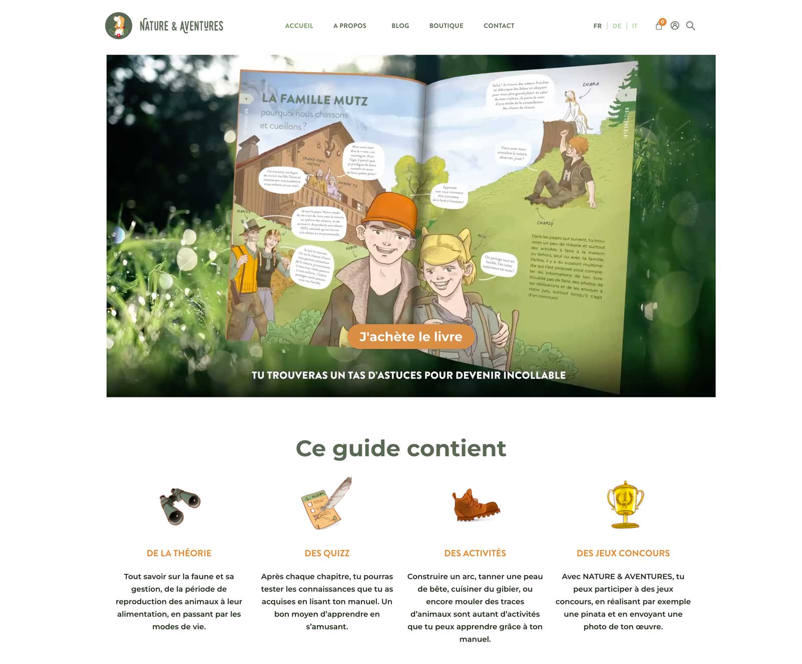 Nature&Aventures - Manuel d'activité