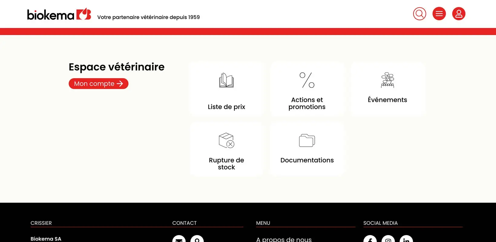 Biokema SA - Espace vétérinaire - Réalisation C tout toi