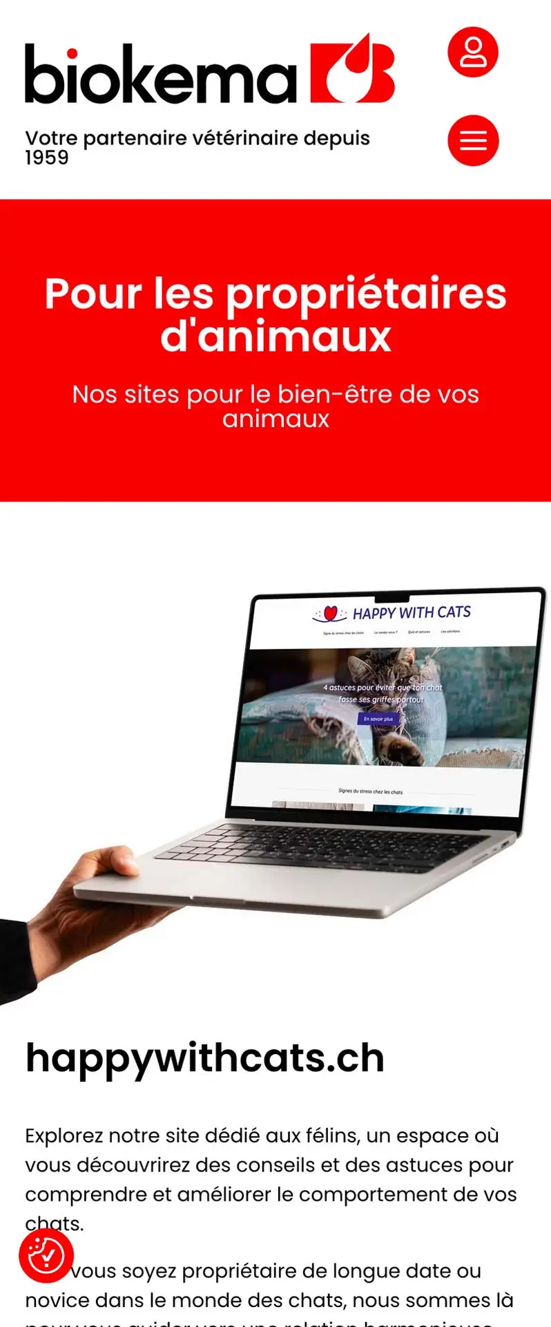 Biokema SA - Partenaire vétérinaire - Réalisation C tout toi